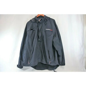 Chaps Ralph Lauren Half Zip Pullover  Windbreaker Mens Large Navy Blue Vtg 90s